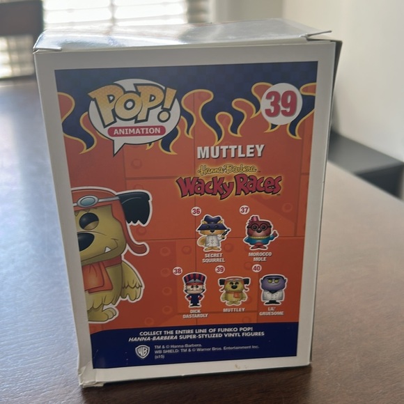 Funko Pop! Hannah Barbara old school Muttley Figure - Orange and Yellow - Picture 3 of 4